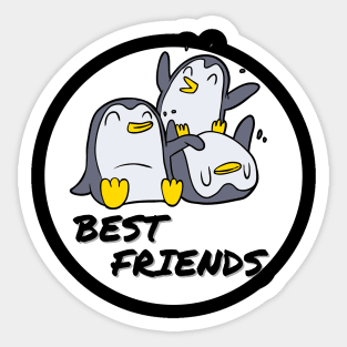 Penguin Friends Sticker